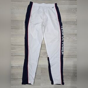 Octobers Very Own Track Pants Mens Small White OVO Team October Joggers